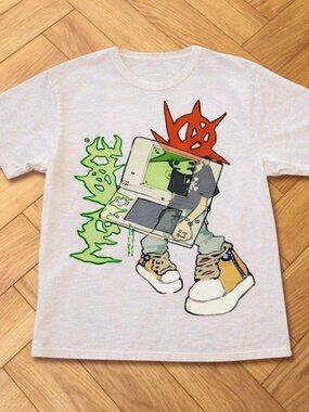 Nintendo DS Handheld Console Character Graphic Tee